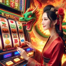 Meja Sic Bo live dengan tiga dadu dalam shaker dan hasil ditampilkan di layar